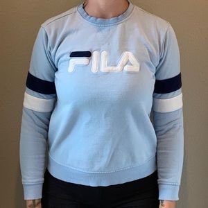 Y2k style fila sweatshirt